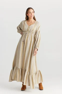 The Shanty Bella Dress - Taj Stripe