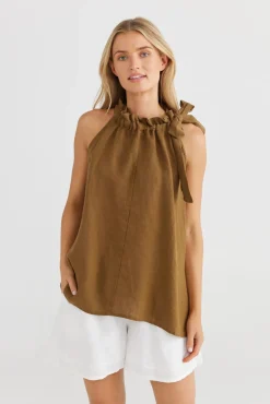 The Shanty Lucia Top - Basil