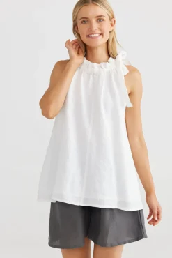 The Shanty Lucia Top - White