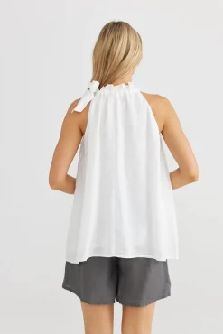The Shanty Lucia Top - White