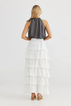 The Shanty Neapolitan Skirt - White