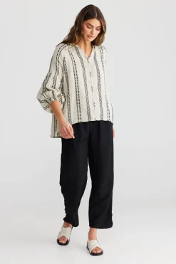 The Shanty Salerno Top - Valentina Stripe