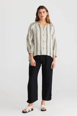 The Shanty Salerno Top - Valentina Stripe