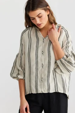 The Shanty Salerno Top - Valentina Stripe