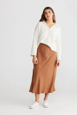 The Shanty Sicily Skirt - Terracotta