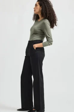 Toorallie Crew Merino Tee - Bay Leaf