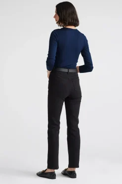 Toorallie Crew Merino Tee - Navy