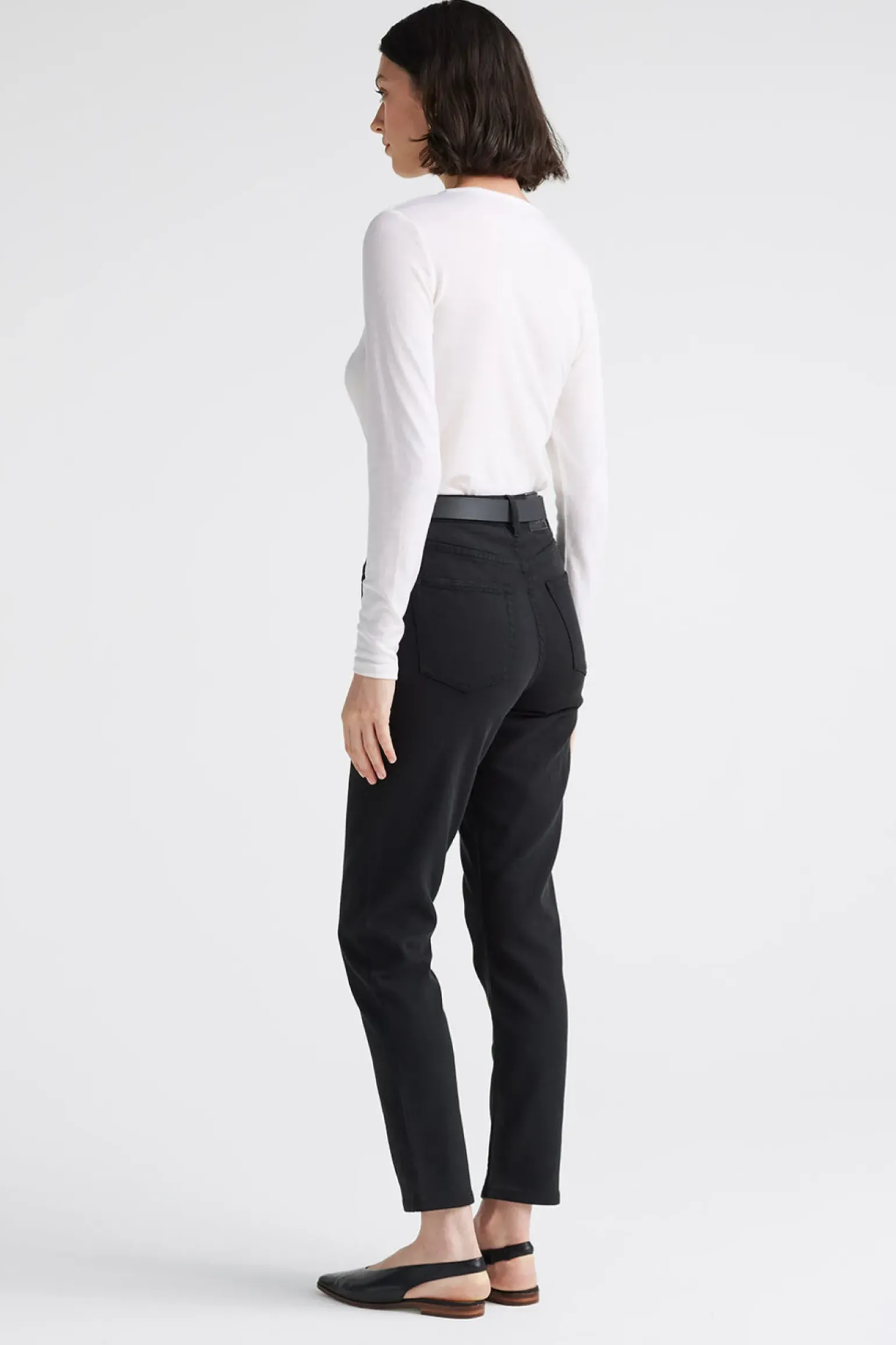 Toorallie Crew Merino Tee - Warm White