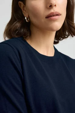 Toorallie Fine Merino Crew - Navy