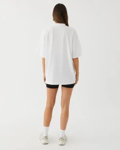 Upstate Hustle Tee- White Bars