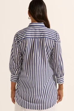 Zoe Kratzmann Agile Top - Navy Stripe
