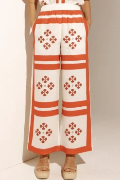 Zoe Kratzmann Breeze Pant - Tamarillo Scarf