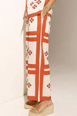 Zoe Kratzmann Breeze Pant - Tamarillo Scarf