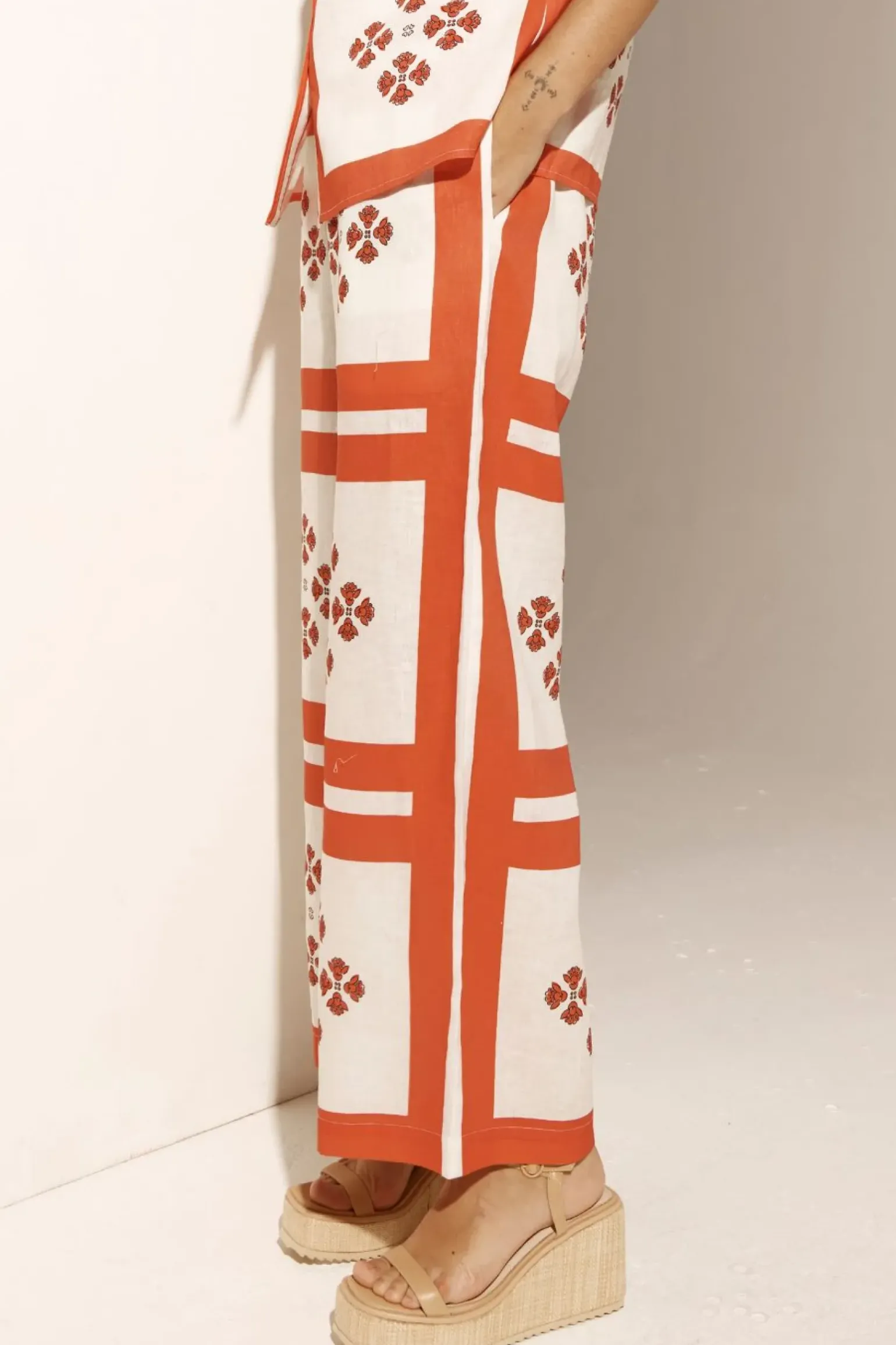 Zoe Kratzmann Breeze Pant - Tamarillo Scarf