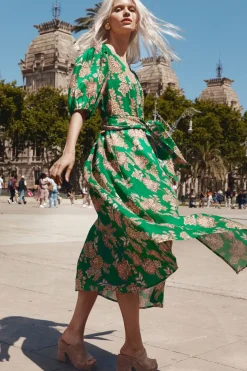 Zoe Kratzmann Ebb Dress - K'gari Palm Green