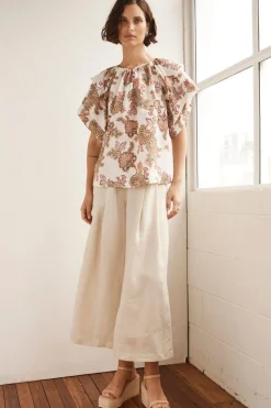 Zoe Kratzmann Flout Top - K'gari Cream