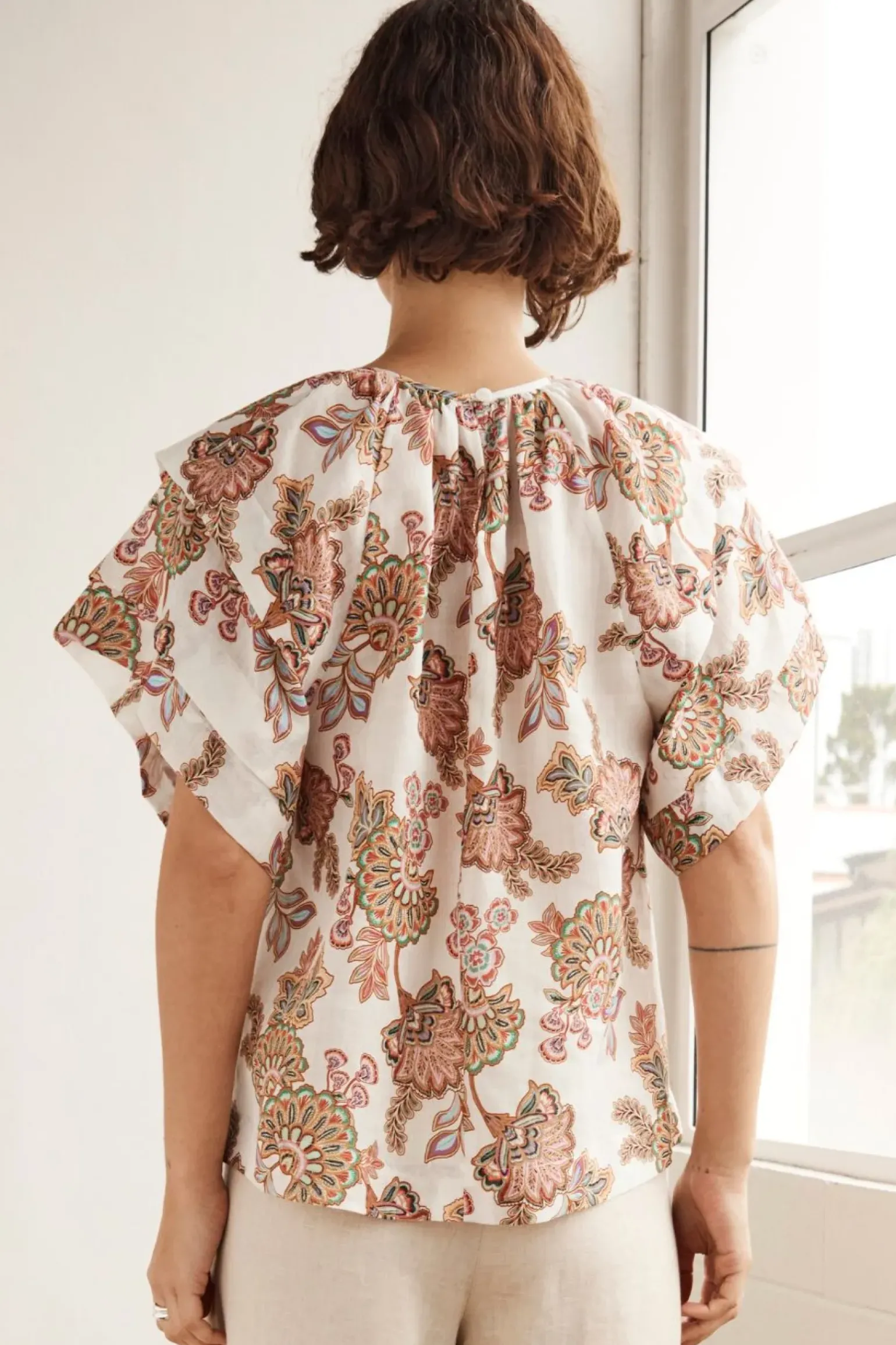 Zoe Kratzmann Flout Top - K'gari Cream