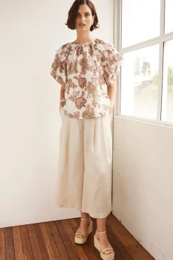 Zoe Kratzmann Flout Top - K'gari Cream