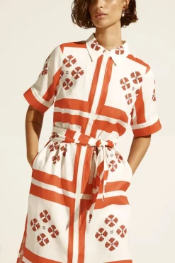 Zoe Kratzmann Globe Dress - Tamarillo Scarf