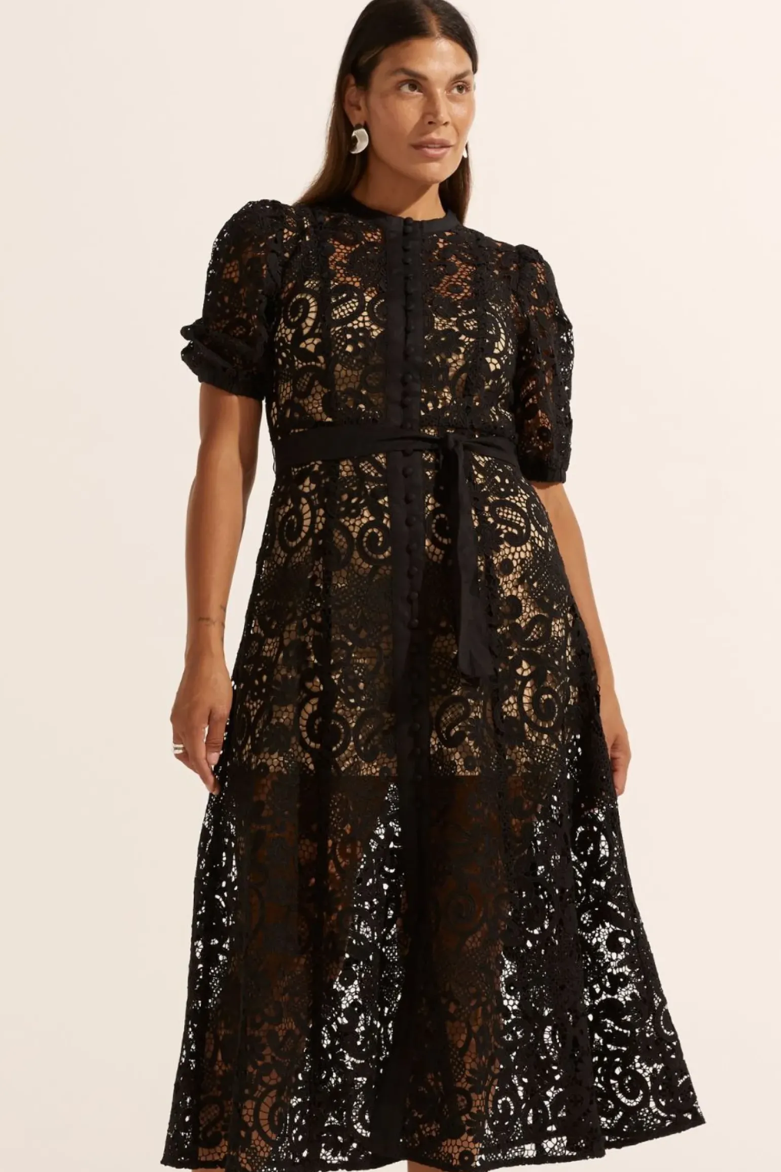 Zoe Kratzmann Lyric Lace Dress - Black
