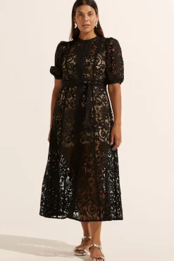 Zoe Kratzmann Lyric Lace Dress - Black