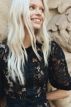 Zoe Kratzmann Lyric Lace Dress - Black