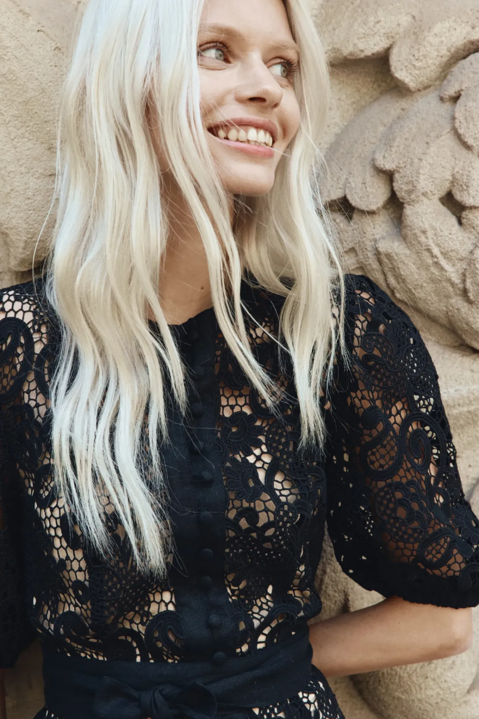 Zoe Kratzmann Lyric Lace Dress - Black