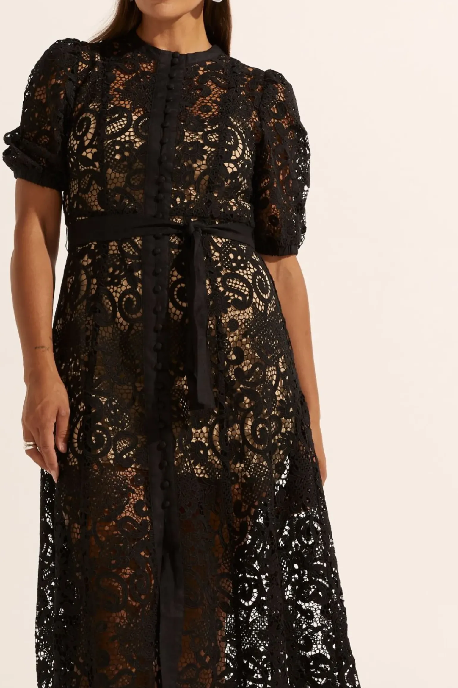 Zoe Kratzmann Lyric Lace Dress - Black