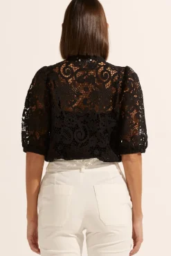 Zoe Kratzmann Parade Lace Top - Black