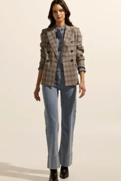 Zoe Kratzmann Spurt Jacket - Mousse Check