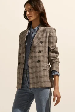 Zoe Kratzmann Spurt Jacket - Mousse Check