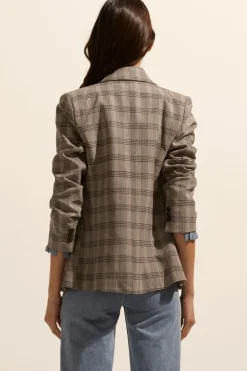 Zoe Kratzmann Spurt Jacket - Mousse Check