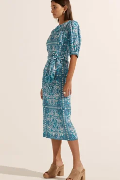Zoe Kratzmann Venture Dress - Sapphire Tile